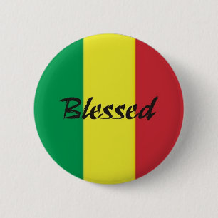 Badge Rond 5 Cm Bénédiction de Button Tramafari