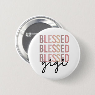 Badge Rond 5 Cm Béni Gigi Cadeaux pour Gigi Grandma