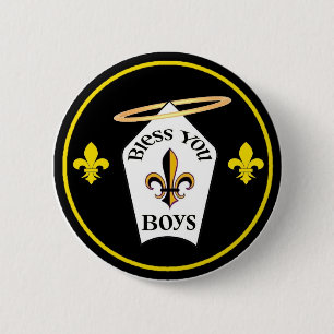 Badge Rond 5 Cm Bénissez-vous emblème de garçons