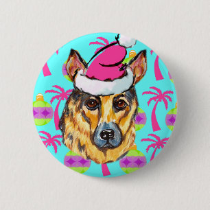 BADGE ROND 5 CM BERGER ALLEMAND