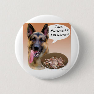 Badge Rond 5 Cm Berger allemand Turquie