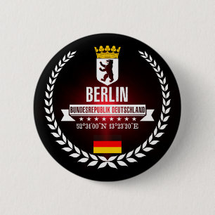 Badge Rond 5 Cm Berlin