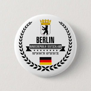 Badge Rond 5 Cm Berlin