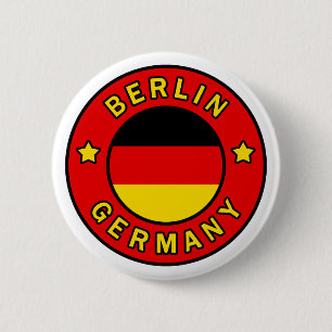 Badge Rond 5 Cm Berlin Allemagne