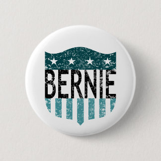 Badge Rond 5 Cm BERNIE étoiles et rayures