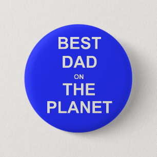 Badge Rond 5 Cm Best DAD on the planet