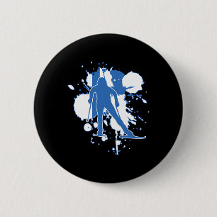 Badge Rond 5 Cm Biathloniste finlandais - Biathlon finlandais 1