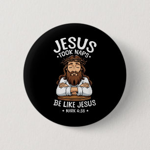 Badge Rond 5 Cm Bible chrétienne Verse Foi Dieu Pun Jésus a pris l