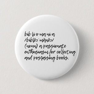 Badge Rond 5 Cm Bibliomania
