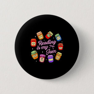 Badge Rond 5 Cm Bibliophile amoureux des livres bibliothécaire lec