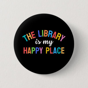 Badge Rond 5 Cm Bibliothécaire