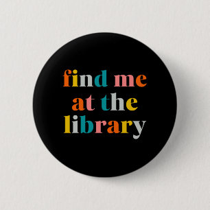 Badge Rond 5 Cm Bibliothèque