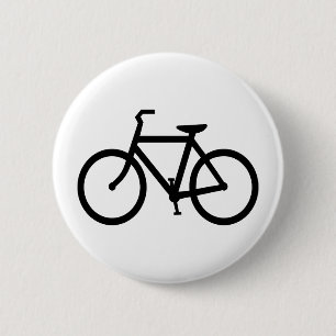 Badge Rond 5 Cm Bicyclette