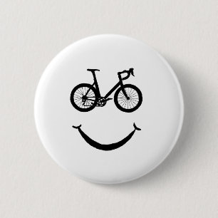 Badge Rond 5 Cm Bicyclette joyeux Vélo ClipartClipArt