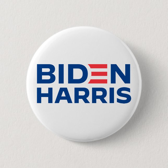 Badge Rond 5 Cm Biden Harris (Devant)