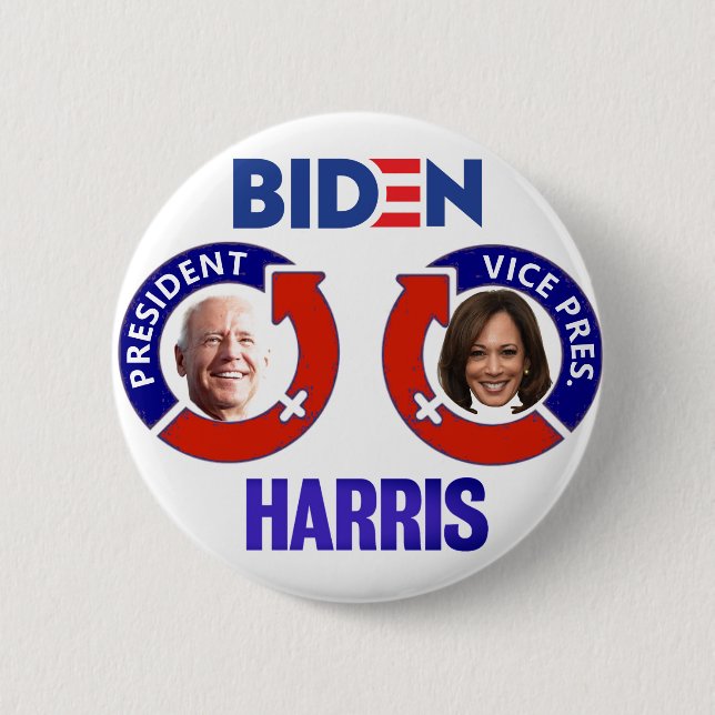 Badge Rond 5 Cm Biden/Harris 2020 (Devant)