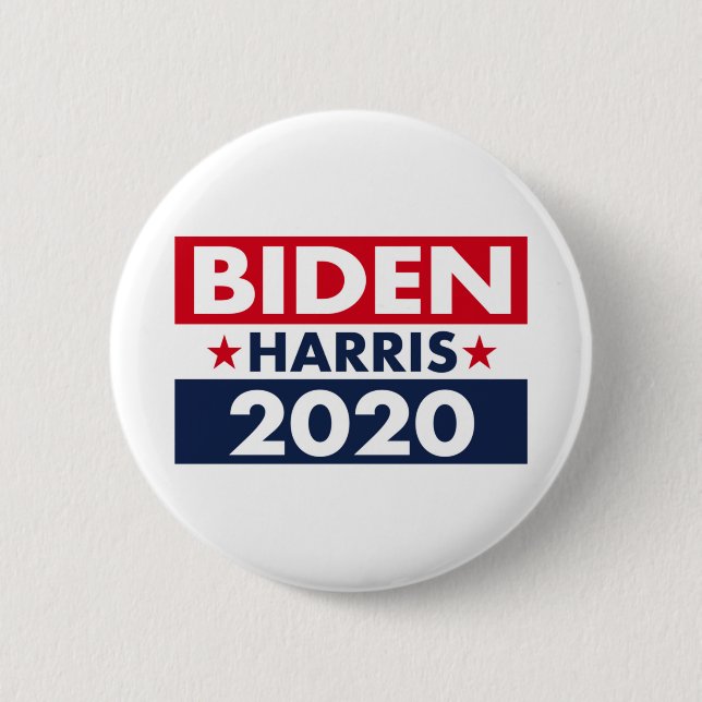 BADGE ROND 5 CM BIDEN HARRIS 2020 (Devant)