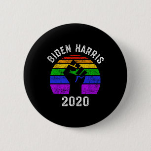Badge Rond 5 Cm Biden Harris 2020 Black Lives Problem Lgbt Gay Pri