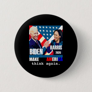 Badge Rond 5 Cm Biden Kamala Harris