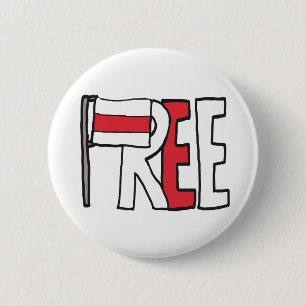 Badge Rond 5 Cm Biélorussie libre