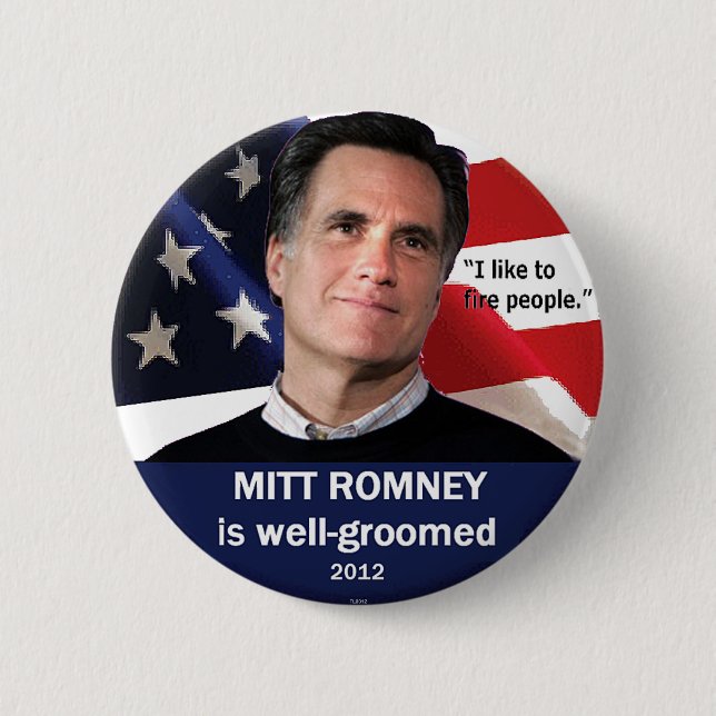 Badge Rond 5 Cm Bien-toiletté - bouton (Devant)