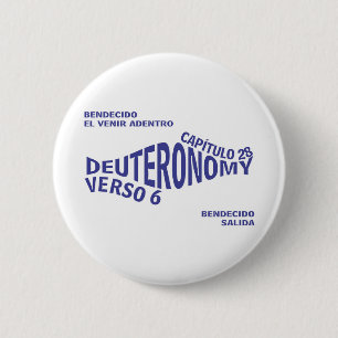 Badge Rond 5 Cm Bienheureux Aller et venir