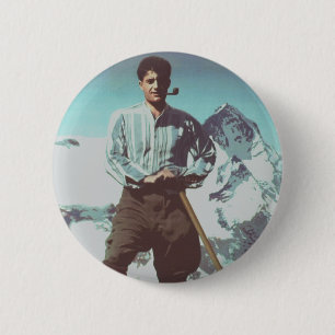 Badge Rond 5 Cm Bienheureux Jeteur Giorgio Frassati