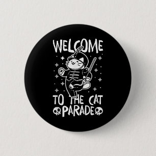 Badge Rond 5 Cm Bienvenue À La Parade Des Chats