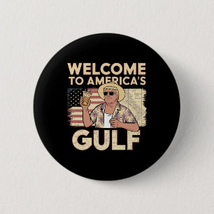 Badge Rond 5 Cm Bienvenue au président Trump