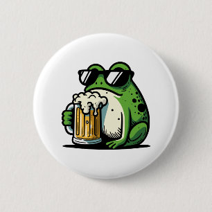 Badge Rond 5 Cm Bière cool