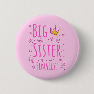 Badge Rond 5 Cm Big Sister III
