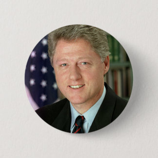 Badge Rond 5 Cm Bill Clinton
