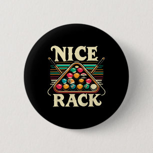 Badge Rond 5 Cm Billard Billard Joueur Billard Cue Sport