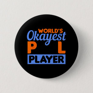 Badge Rond 5 Cm Billiards Worlds Okayest Pool Player 8 Ll 1