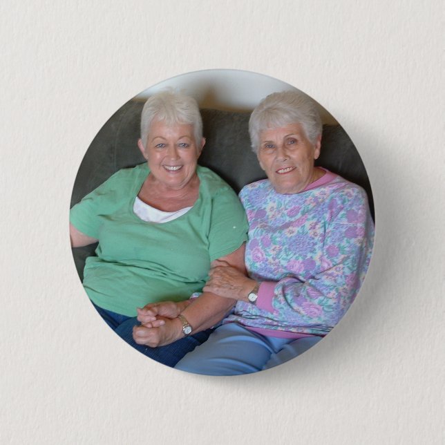 Badge Rond 5 Cm Billie et Jodell (Devant)
