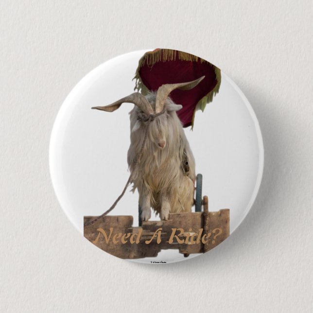 Badge Rond 5 Cm Billy Le Bouton De Chèvre (Devant)