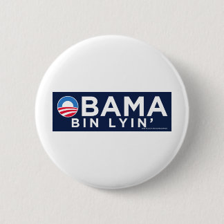 Badge Rond 5 Cm Bin Lyin d'Obama