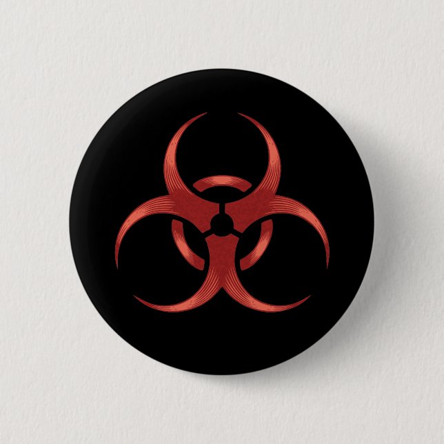 Badge Rond 5 Cm Biohazard 1 (Devant)