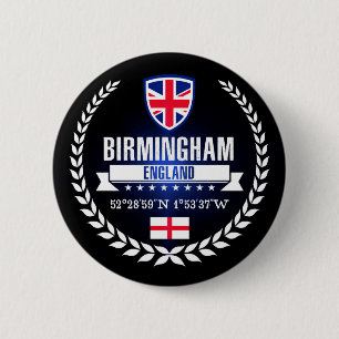 Badge Rond 5 Cm Birmingham