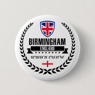 Badge Rond 5 Cm Birmingham