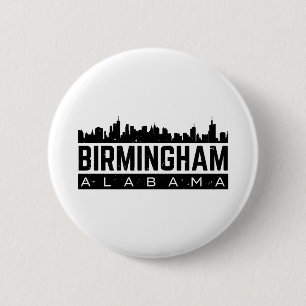 Badge Rond 5 Cm Birmingham Alabama