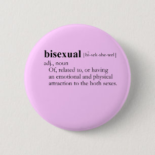 Badge Rond 5 Cm BISEXUEL (définition)