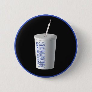 Badge Rond 5 Cm Biters de paille anonymes