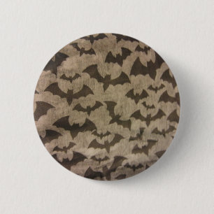 Badge Rond 5 Cm Black Bats