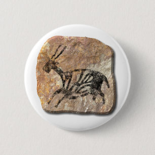 Badge Rond 5 Cm Black Buck - pierre