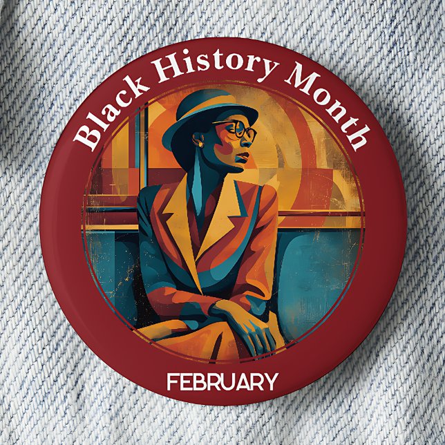 Badge Rond 5 Cm Black History Month Rosa Parks Pinback Button (Créateur téléchargé)