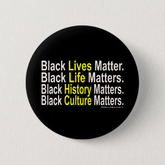 Badge Rond 5 Cm Black Life Matters
