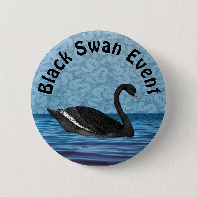 Badge Rond 5 Cm Black Swan, événement (Devant)