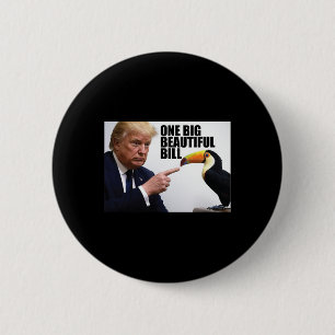 Badge Rond 5 Cm Blague drôle Donald Trump Un grand beau projet de
