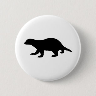 Badge Rond 5 Cm Blaireau